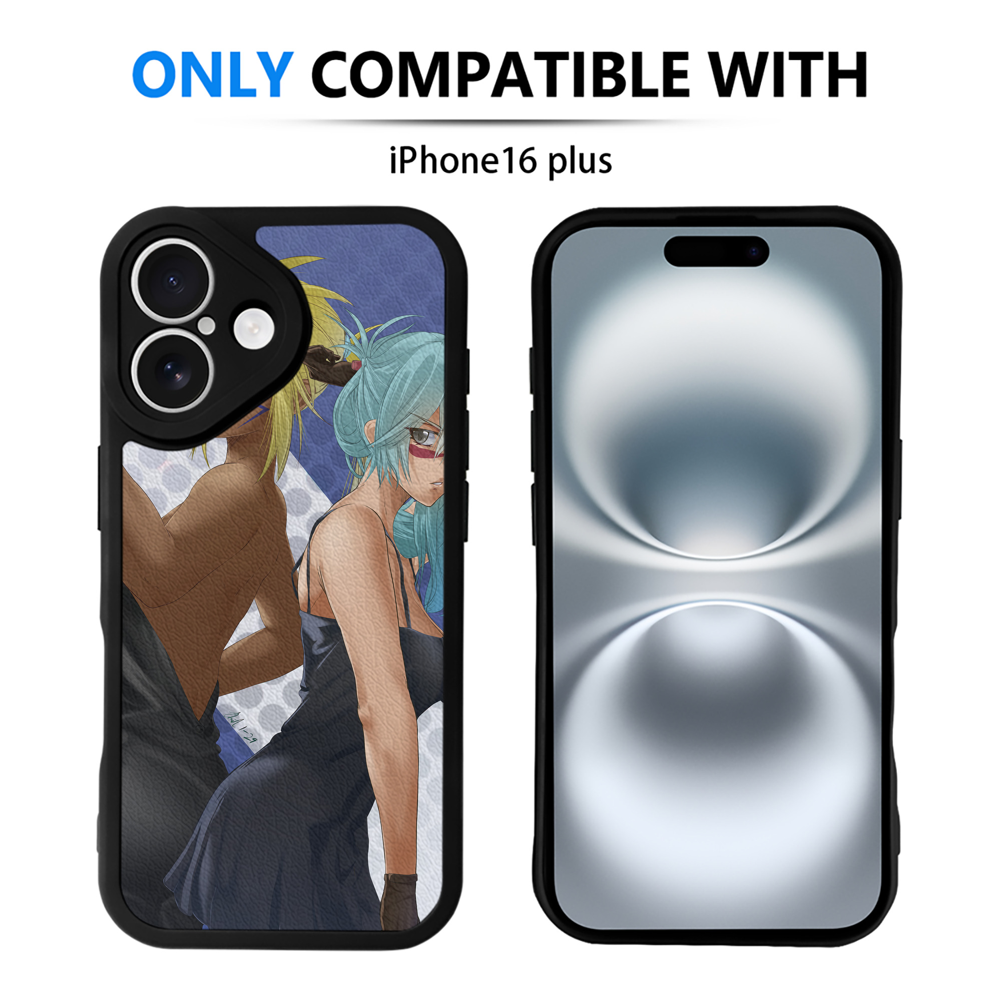 （画像用） ブリーチ BLEACH 【iPhone 16シリーズ対応】シリコンスマホケース（レザー調） 材質：シリコン